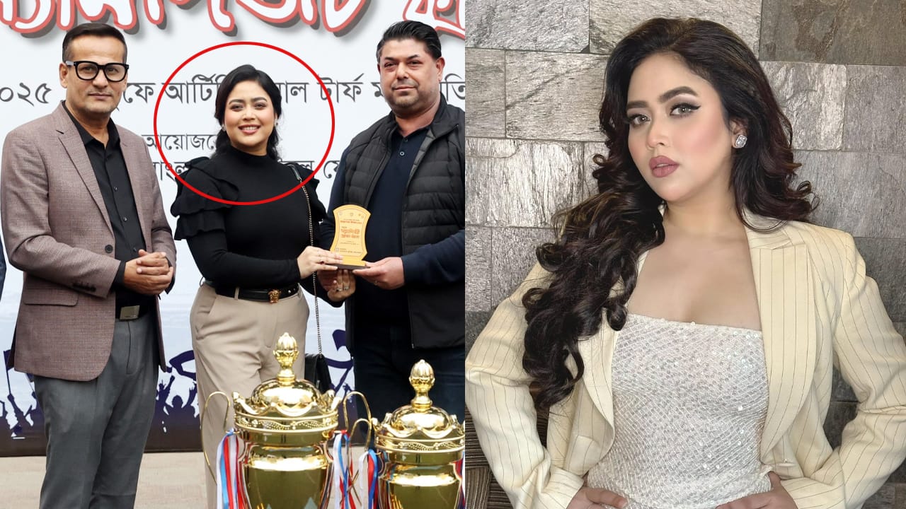 বাফুফের অনুষ্ঠানের মধ্যমণি ‘আলো আসবেই’ গ্রুপের ভাবনা 